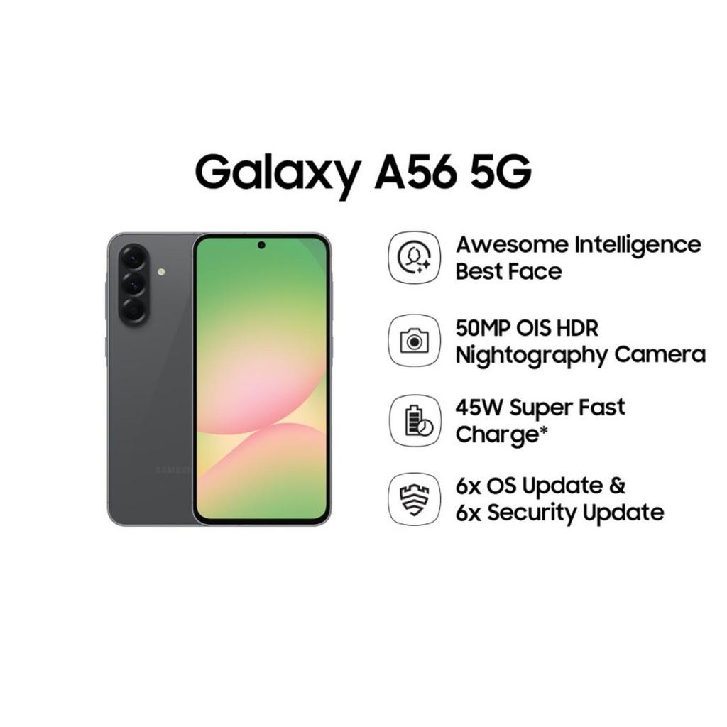 Samsung Galaxy A56 5G 8/256GB | 12/256GB | 8/256GB 6.7 Inch Garansi Resmi