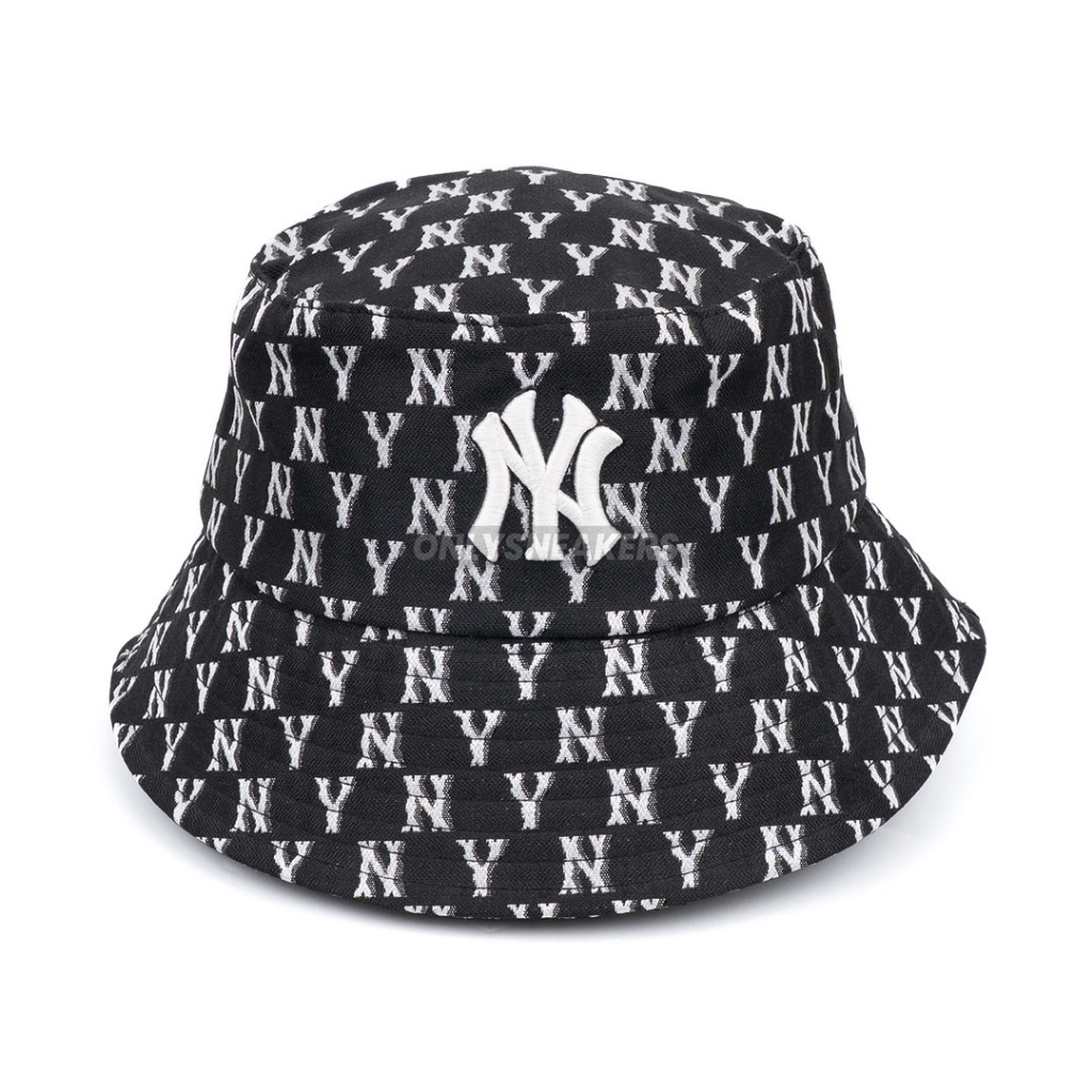 MLB NEW YORK YANKEES MONOGRAM CLASSIC BUCKET HAT BLACK