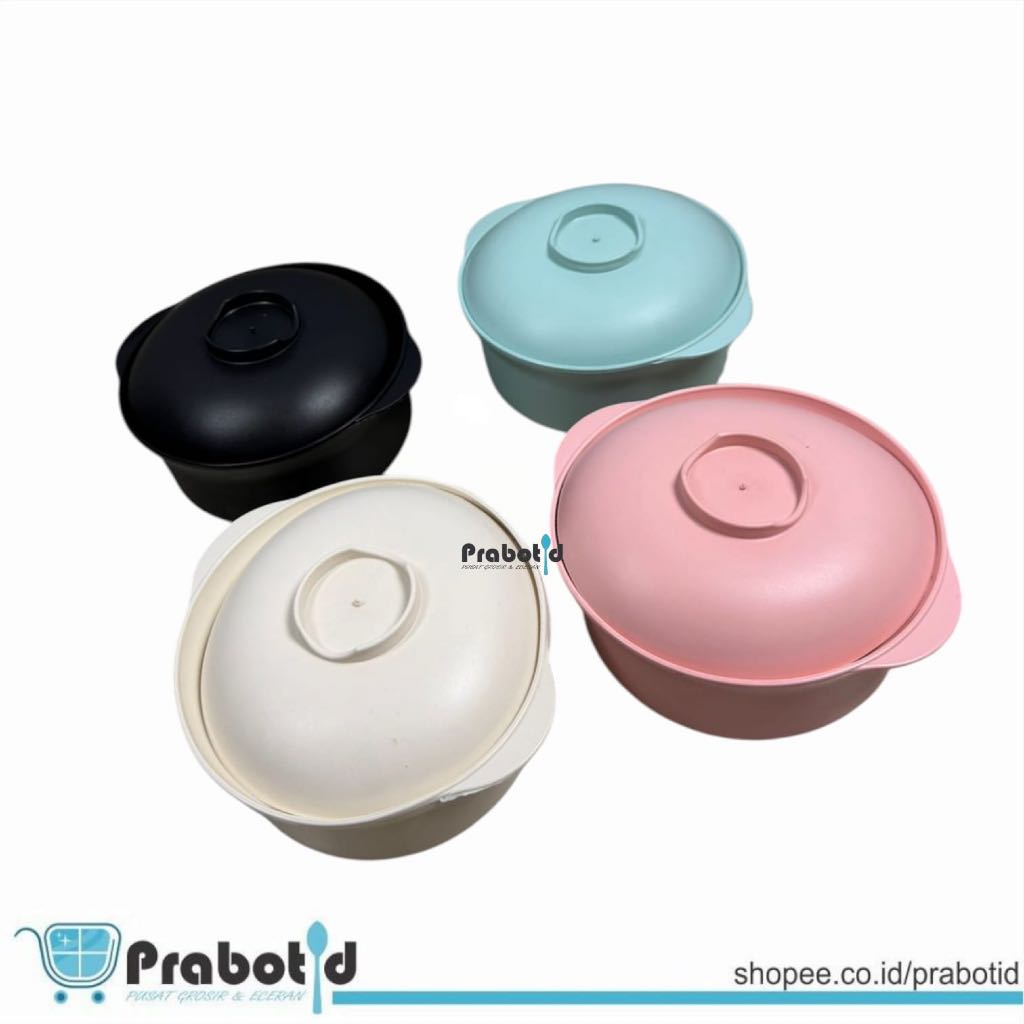 PRABOTID BPA FREE MANGKOK PLASTIK DENGAN TUTUP / MANGKOK RAMEN TUTUP MURAH COD / MANGKOK PLASTIK CAN