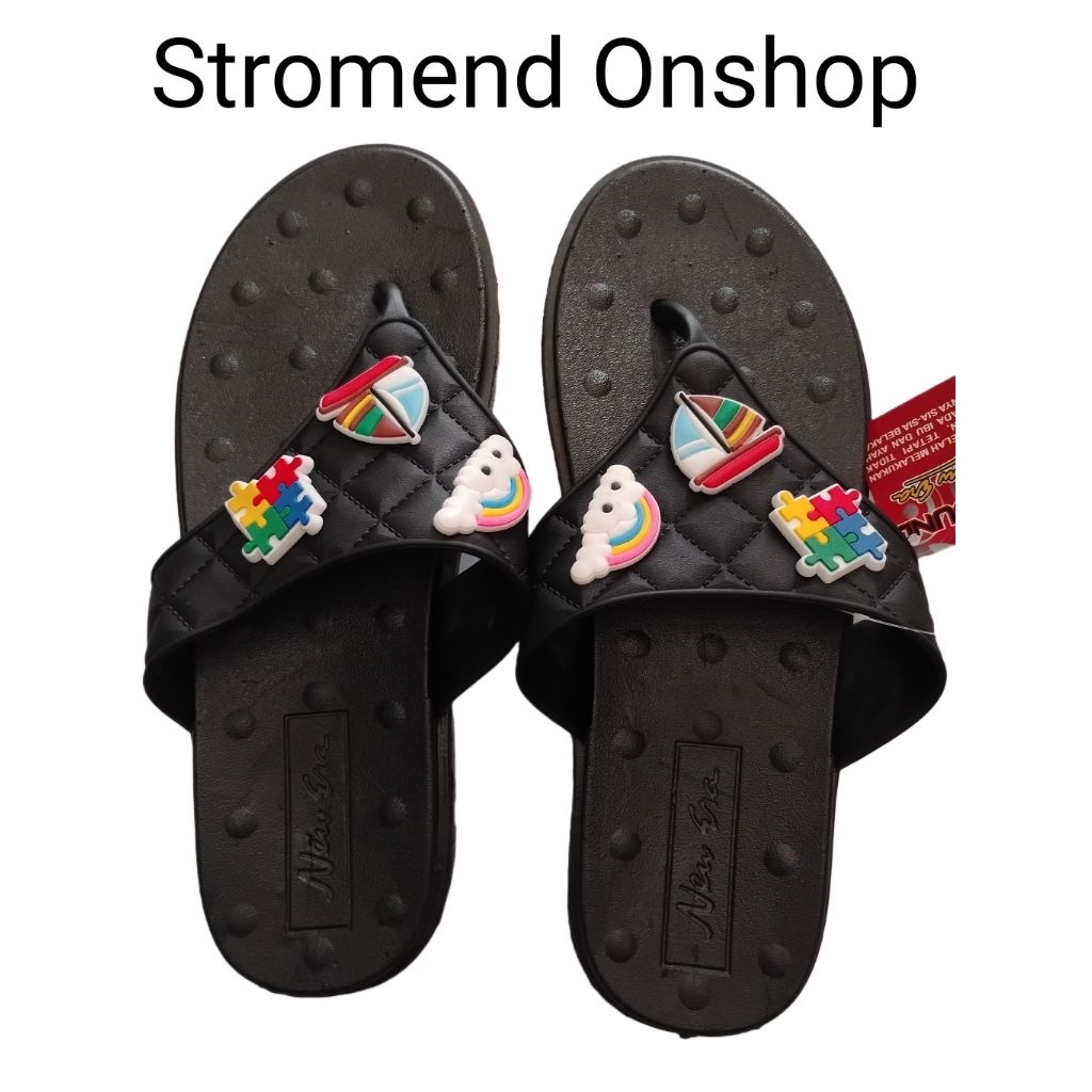 Sandal Wanita Perempuan Dewasa NEW ERA Original Baru TERMURAH