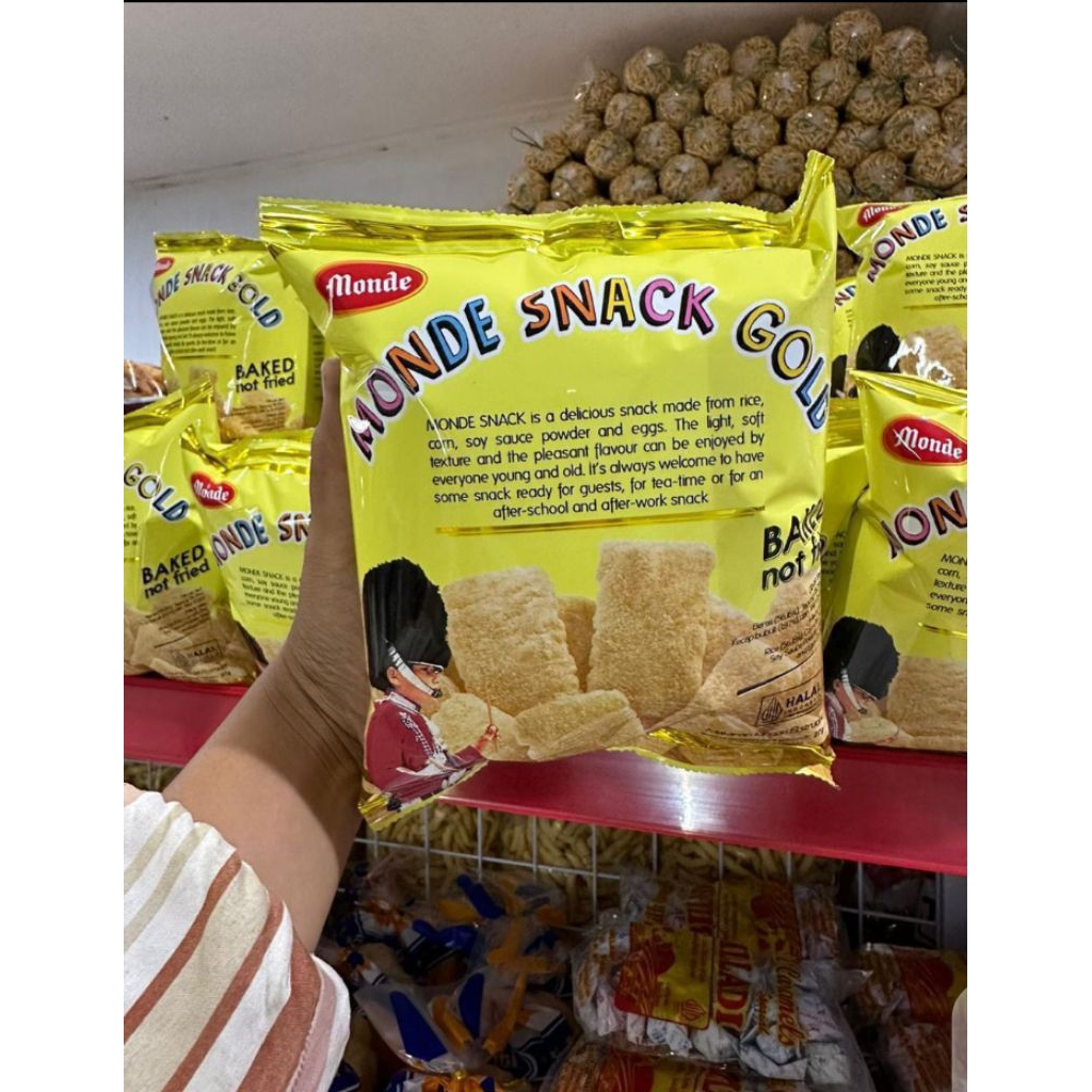 1 dus isi 45 pcs Serena Monde gold 27 gr  Snack ringan harga murah grosir jajanan bandung bisa kirim
