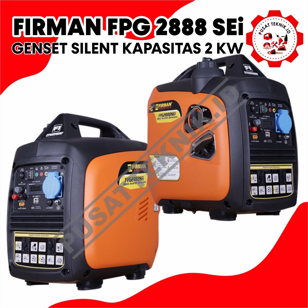 FIRMAN FPG2888SEI GENSET SILENT AVR 2000 WATT POWER GENERATOR SET JENSET RUMAHAN BENSIN FPG 2888 SEI