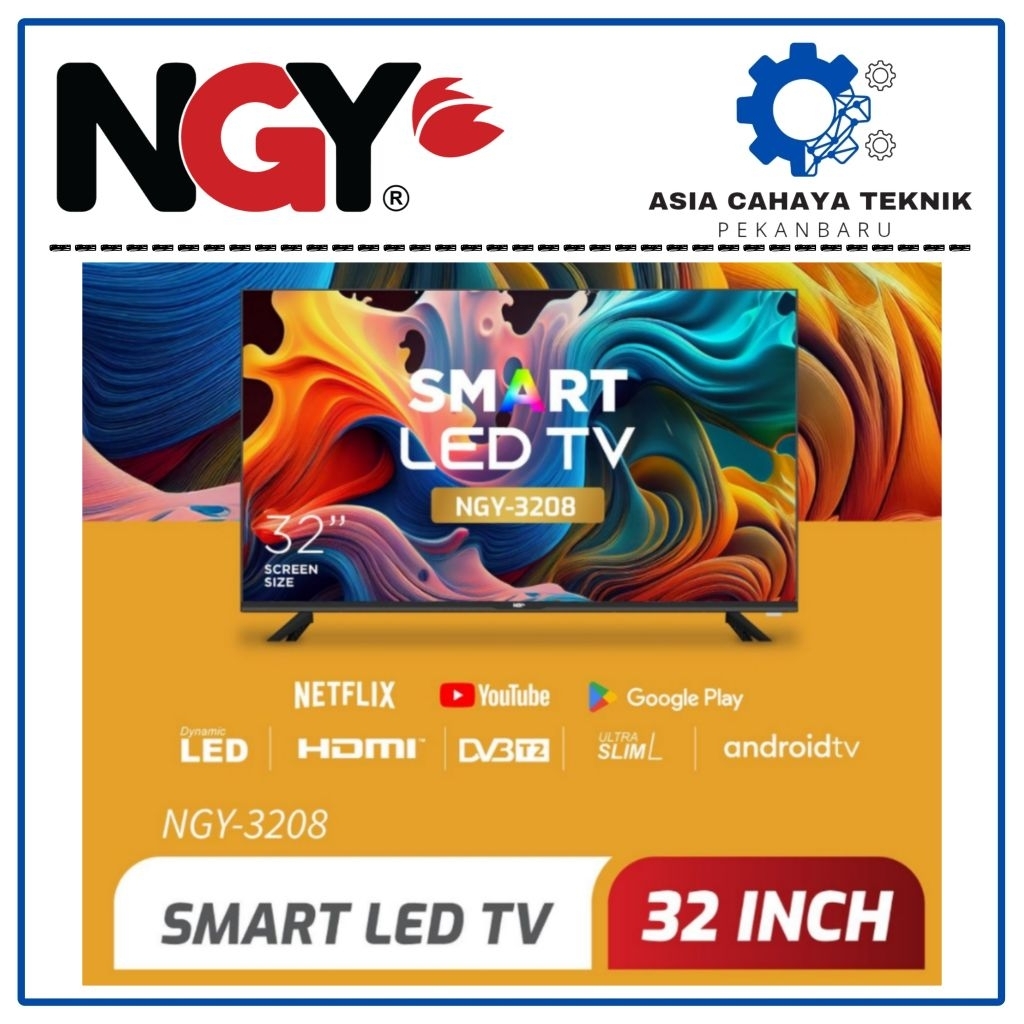 NAGOYA NGY-3208S Smart TV Digital Android HD 32 Inch Televisi LED HDMI USB 32"