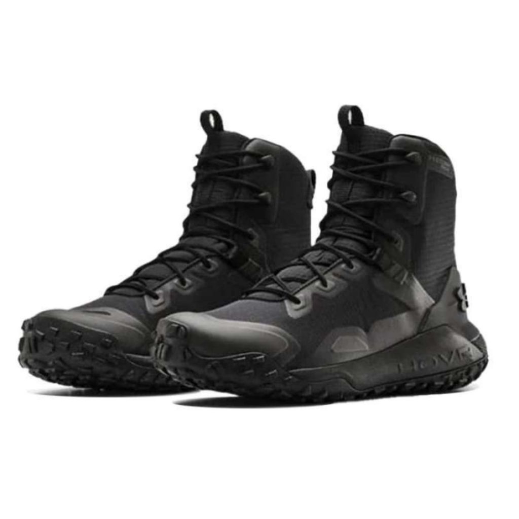 SEPATU HIKING HOVR DAWN BOOTS WATERPROOF FULL BLACK