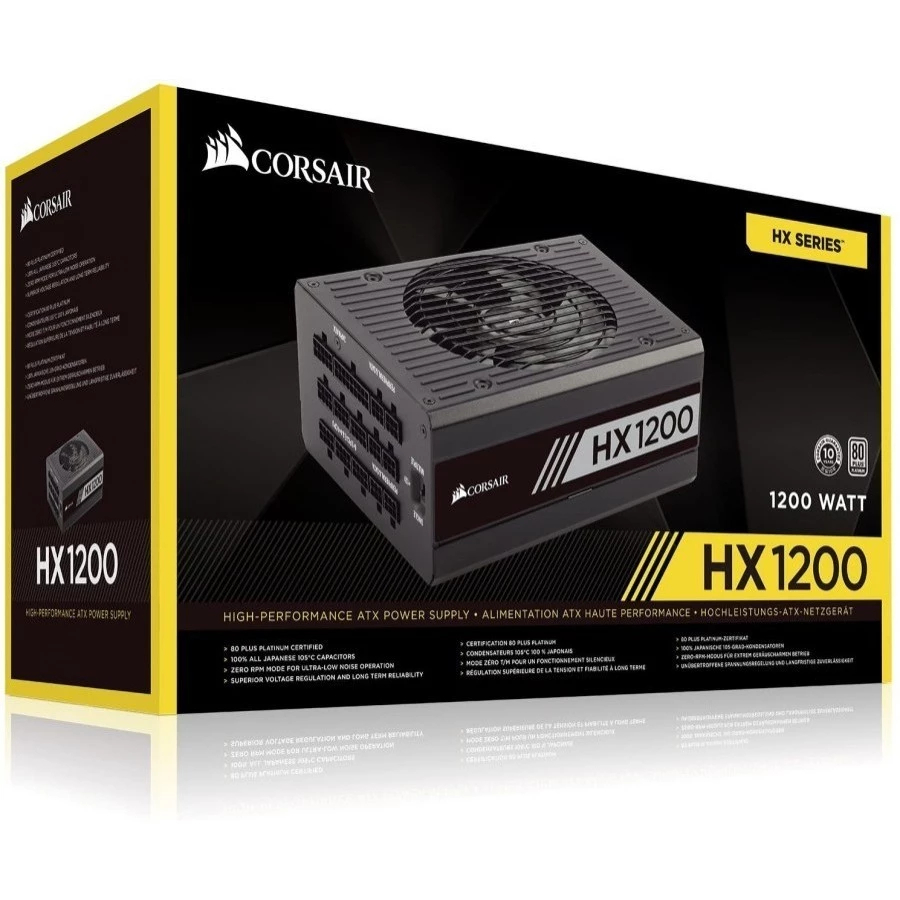 Corsair HX1200 Platinum 1200 Watt Power Supply