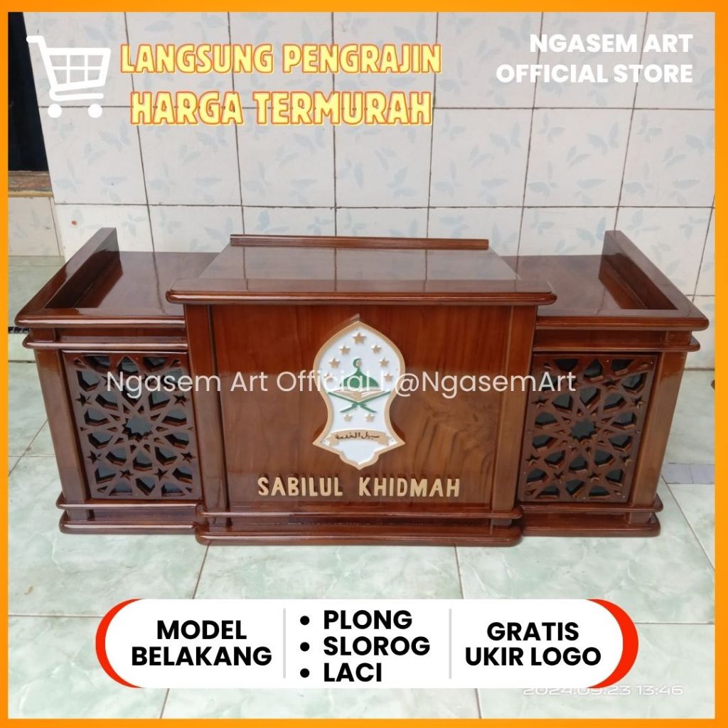 Dampar Pengajian Meja Majelis Mimbar Duduk