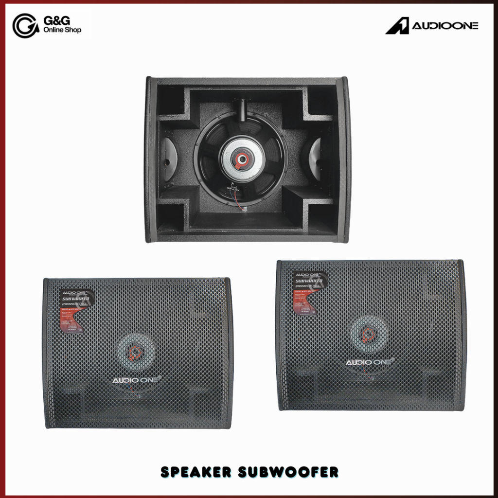Subwoofer Pasif / Aktif 15 Inch AUDIO ONE GX 115 Speker Single 800 watt Full Bass Sound System I GG