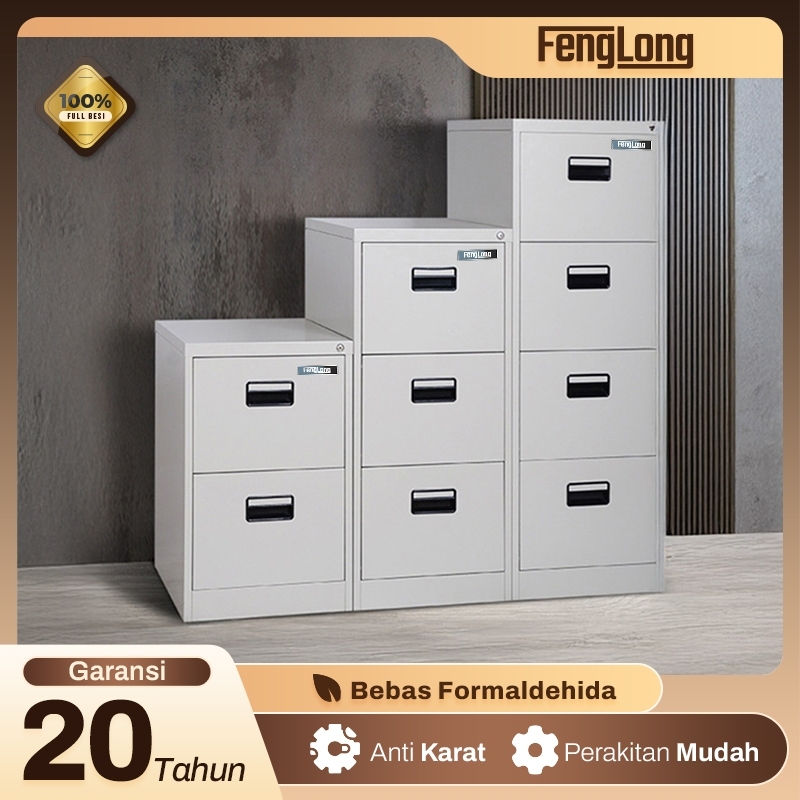LACI SUSUN DRAWER - LACI BESI - LACI BESI SUSUN DRAWER BESI INCLUDE KUNCI ANTI TILT FULL BESI