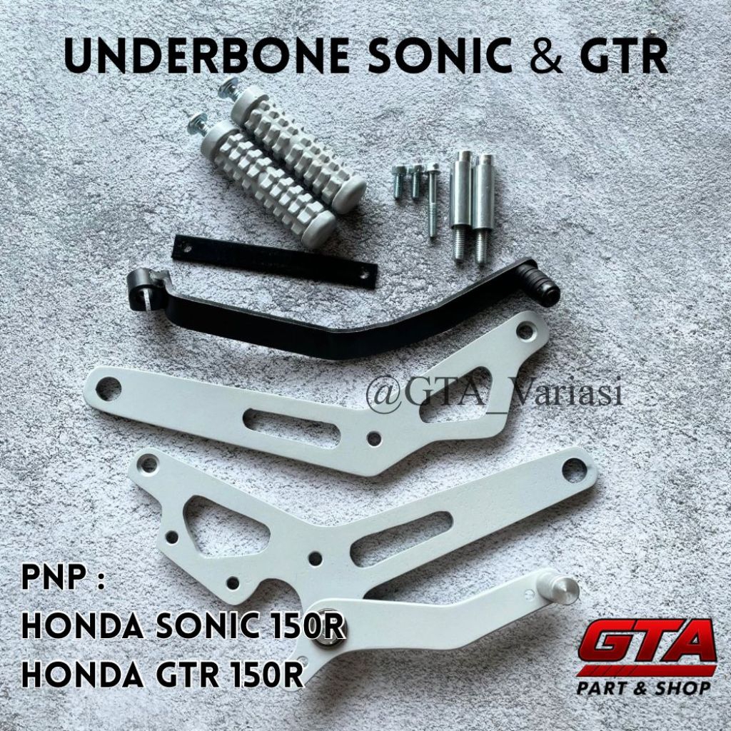 Underbone 8mm Custom Plat Besi – Sonic 150R / GTR 150R / Satria FU | UB Racing Stylish & Kuat