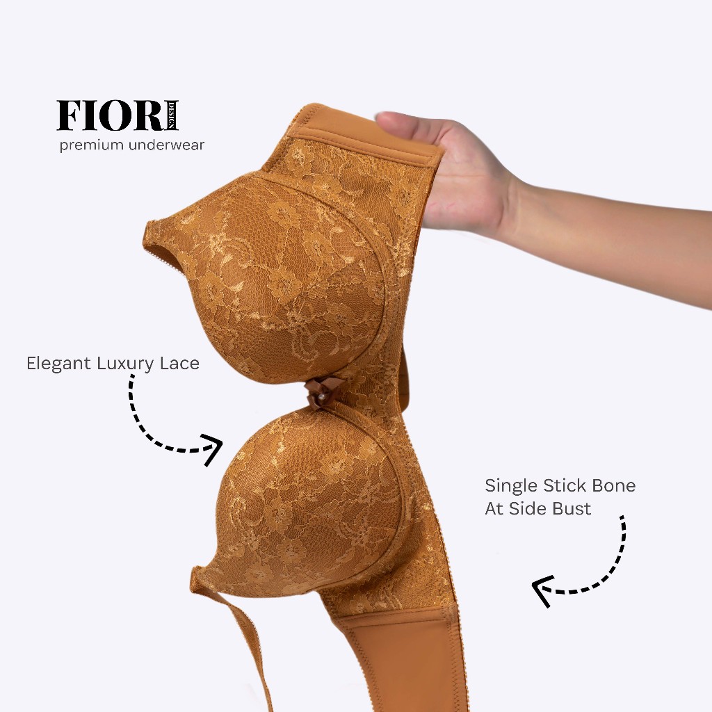 Aurora Bra by Fiori // Push Up Bra // Lace bra // 3/4 cup bra // Bra fiori // Tennage style