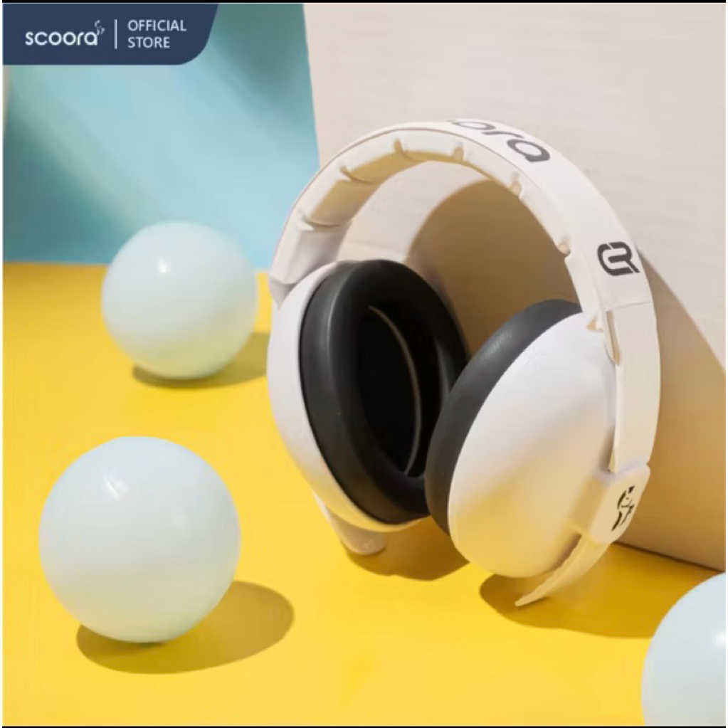 PRELOVED SCOORA CRONOS BABY EARMUFF WHITE