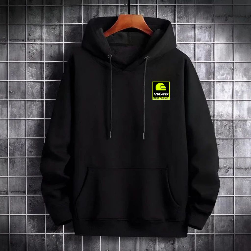 Jaket Hoodie Racing Academy VR46 Team Pria / Wanita L-XXL