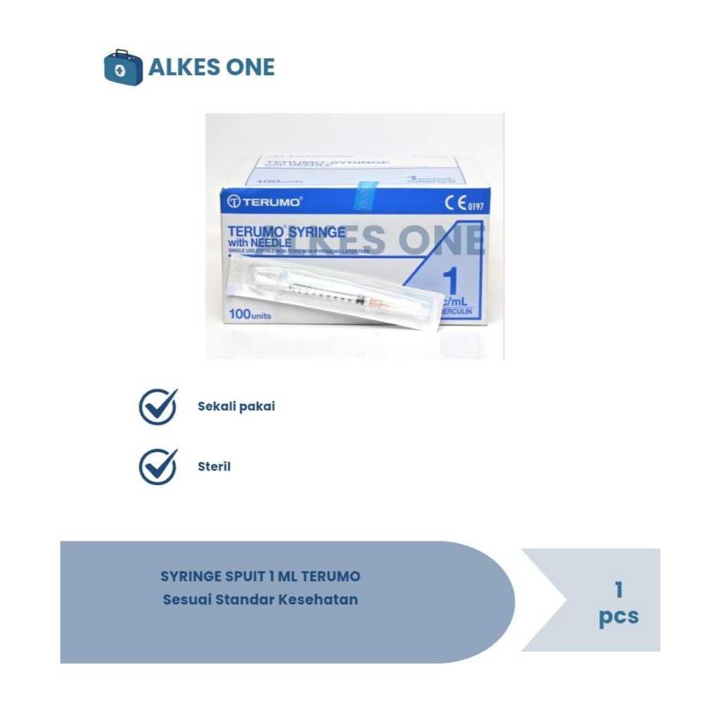 Syringe Spuit Spoit 1 ML Terumo / Per pcs