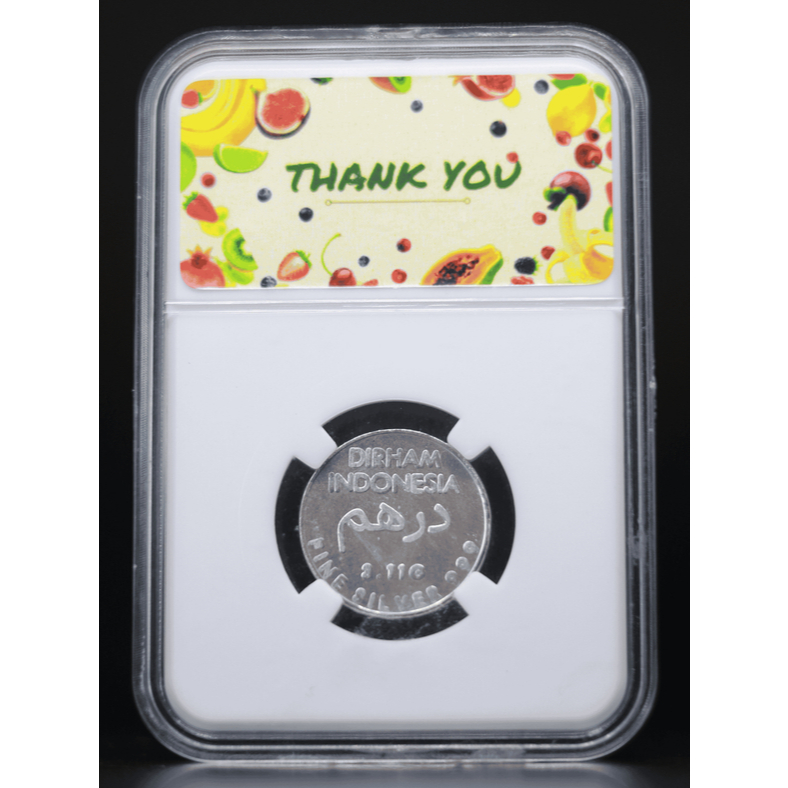 Mahar.co.id - Hadiah / Gift Koin Perak Dirham Indonesia 3,11 gr - Thank You