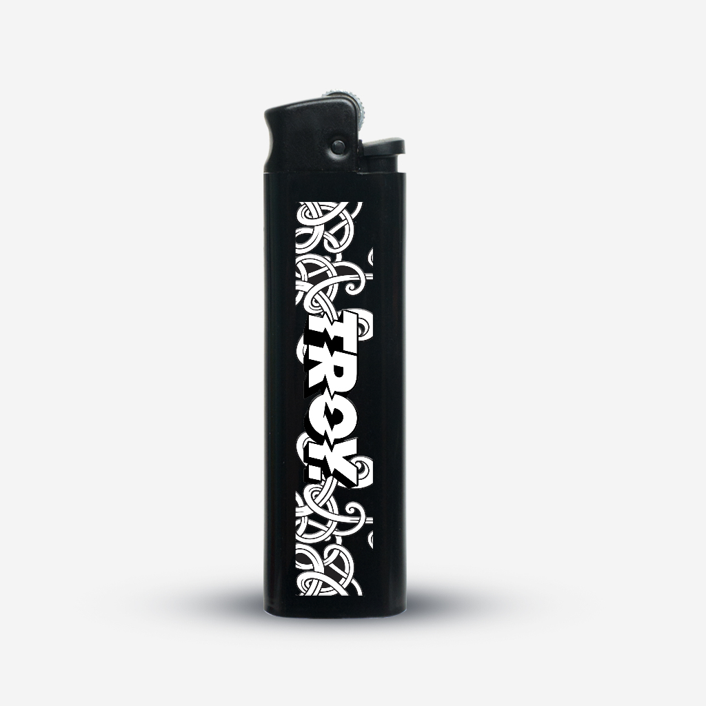 Troy Company Lighter Black Tribal - Korek Api Pemantik Api KA 215