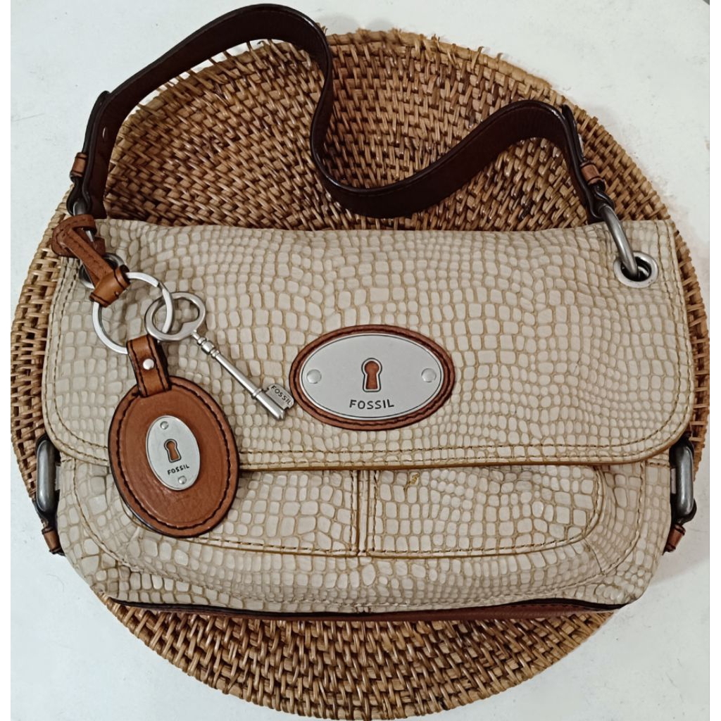 Tas Fossiil Maddox Convertible Snake Skin