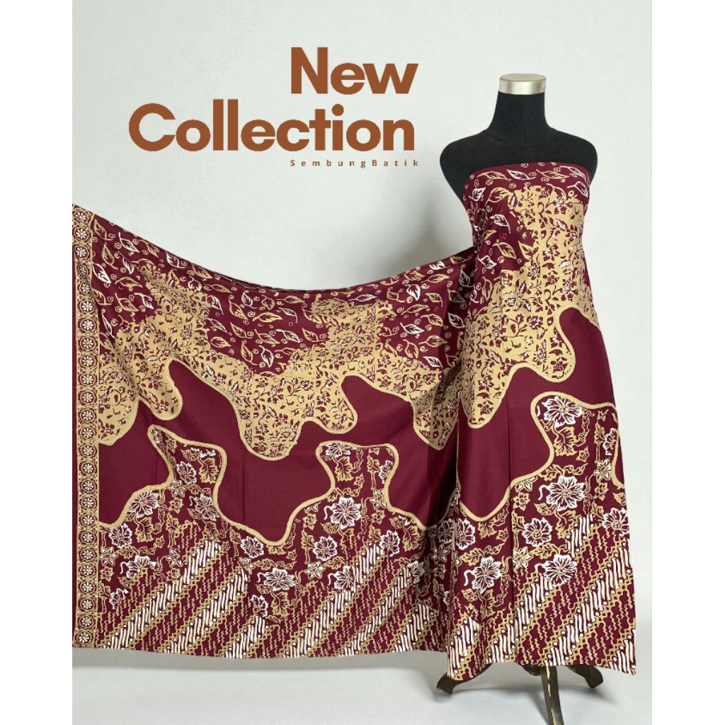 BATIK KOMBINASI MARRON CREAM