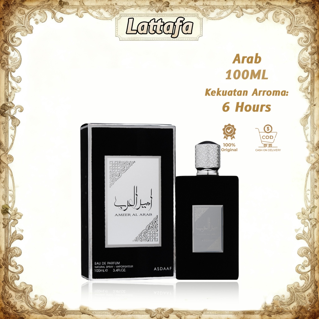 Lattafa Ameer Al Arab Parfum Parfum EDP/ Lattafa Ameer Al Arab Parfum 100ml/ Lattafa Parfum Pria Tah