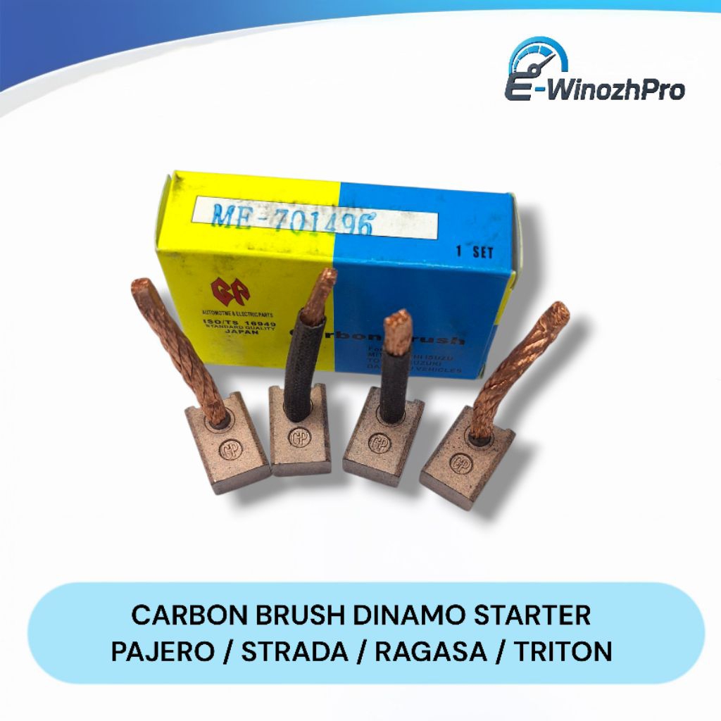 Carbon Brush dinamo starter Ps135 , Canter , Ps100 , Ps110 , Ps125 Turbo (ST11)