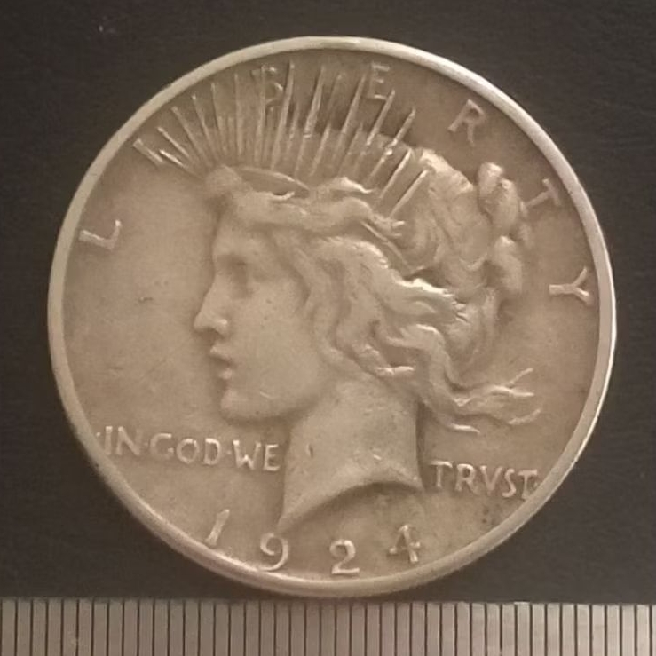 KOIN KUNO || KOIN PERAK || SILVER COIN 1 DOLLAR  TAHUN 1824