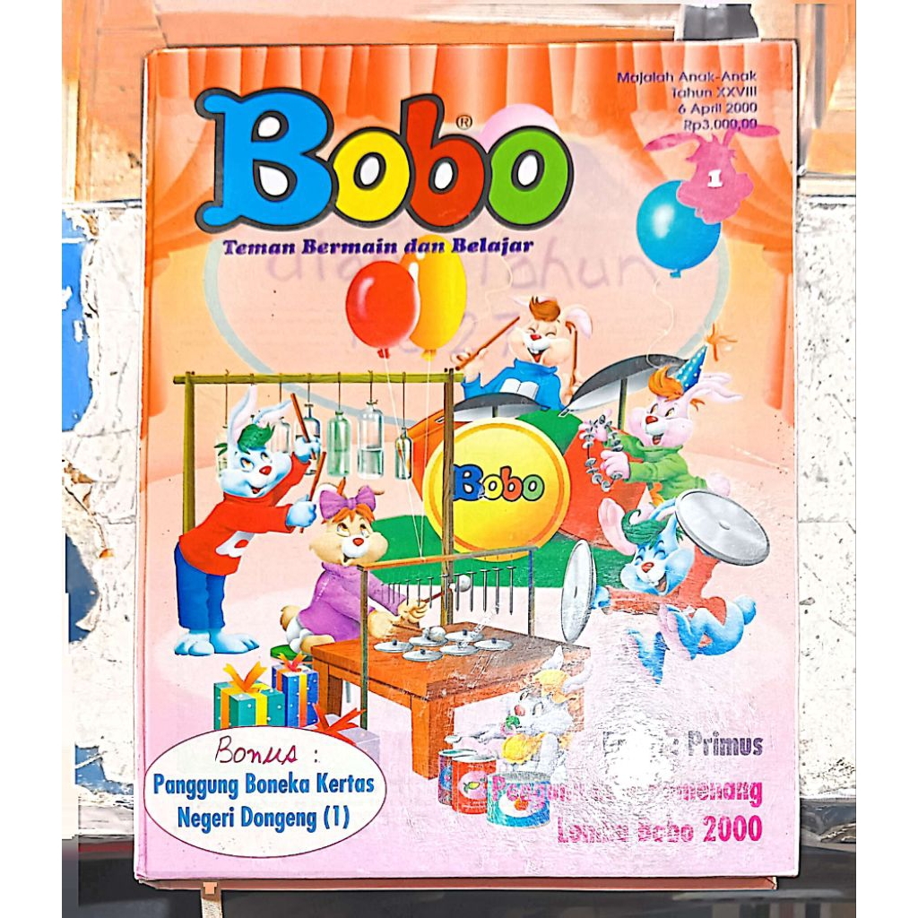 MAJALAH BENDEL BOBO TAHUN 2000 NO 1-10