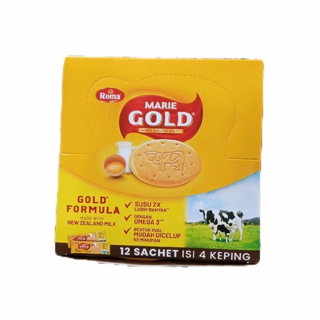 ROMA MARIE GOLD BISCUIT NETTO 1 BOX ISI 12 PCS