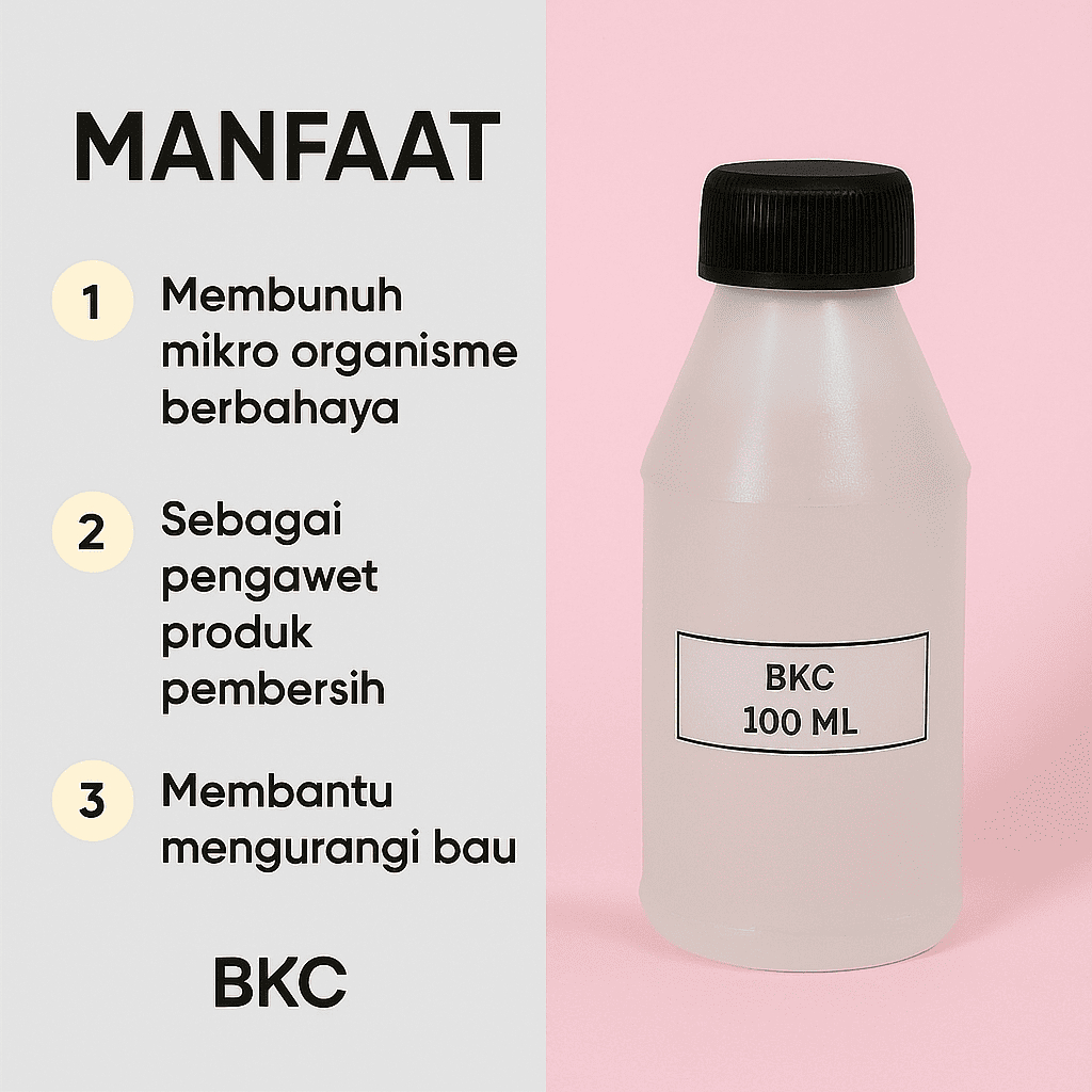 BKC 100 ml / Benzalkonium Chloride 48% / Anti Bakteri / BKC