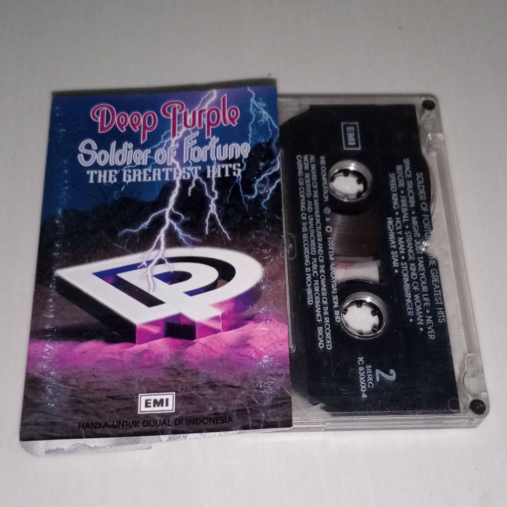 Kaset Deep Purple - Soldier of Fortune: Greatest Hits