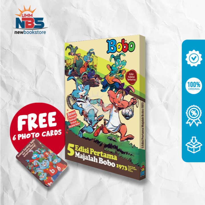 5 EDISI PERTAMA MAJALAH BOBO 1973