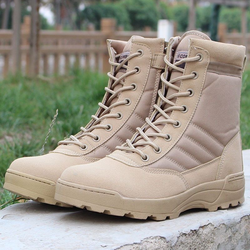 Sepatu Boots Pria PDL PDH TNI POLRI Tactical Military Gurun Combet High Best Quality Kerja Lapangan 