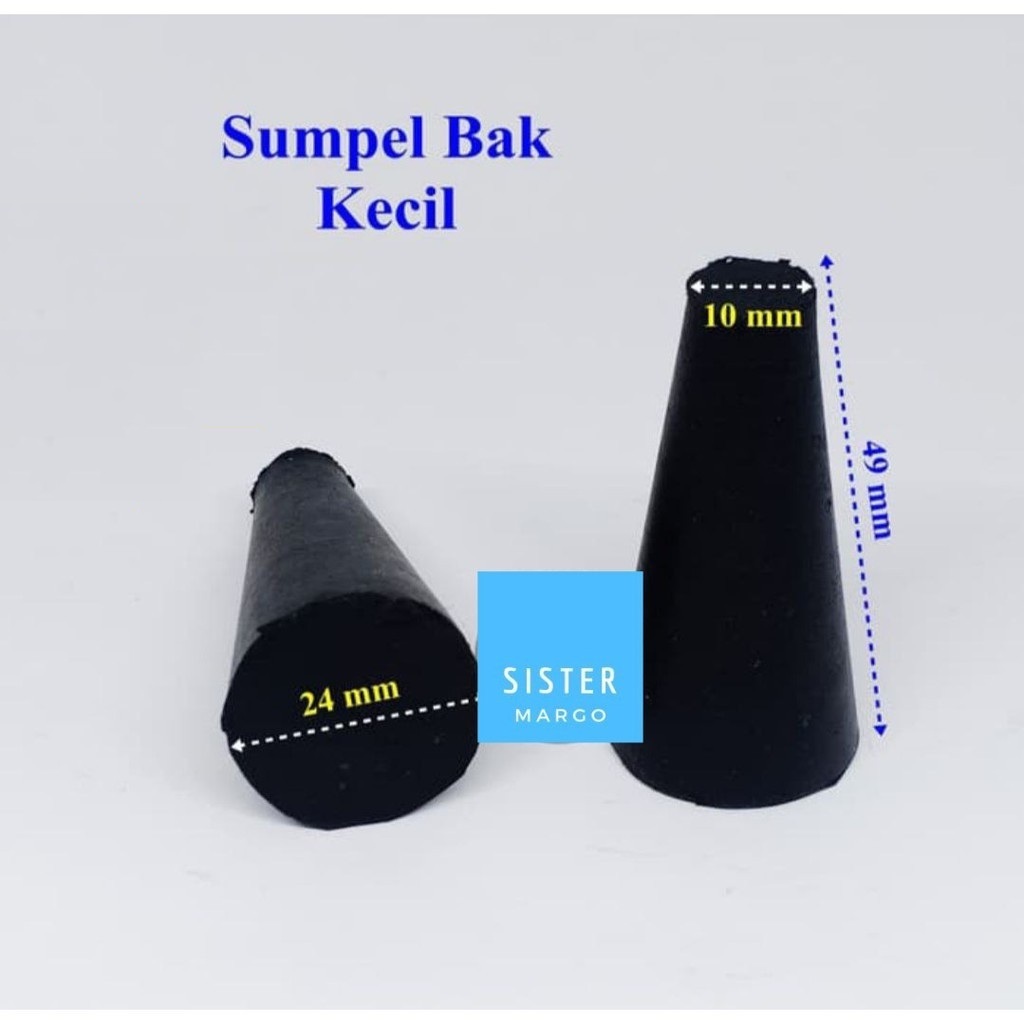 Karet Kerucut Sumbat / Sumpel Tutup Lubang Bak Air Kecil