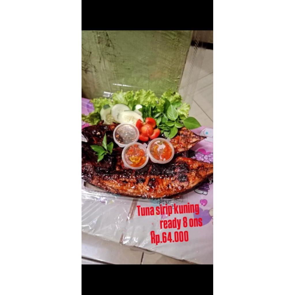ikan bakar tuna sirip kuning