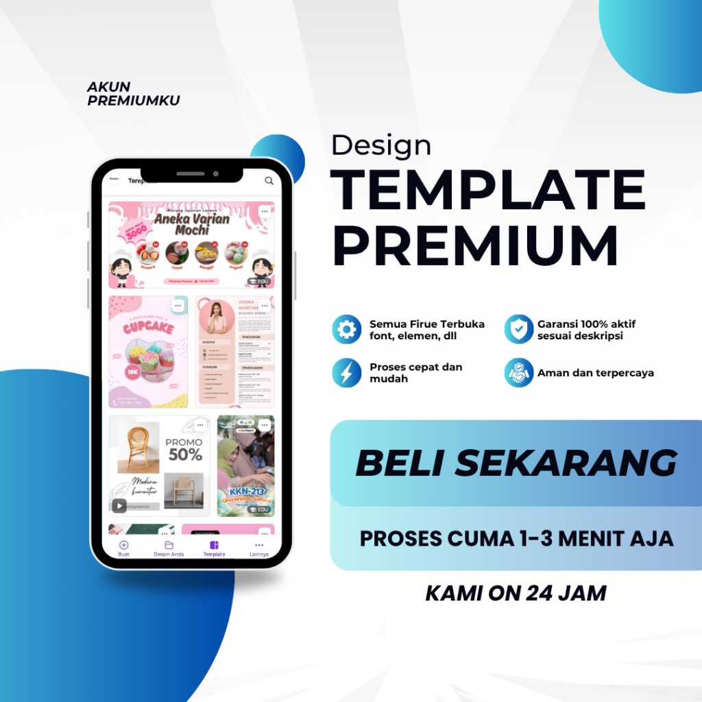 50.000++ Template Canva Premium & Template Canva Pro Siap Pakai