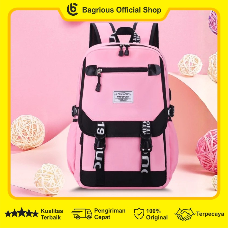 Tas Sekolah Anak Perempuan Tas Ransel Sekolah Wanita Import Tas Sekolah Cewek SD SMP SMA Tas Ransel 