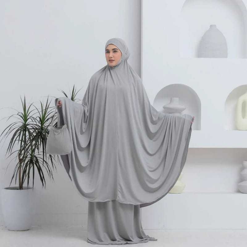 [COD]Mukena jersey malaysia / Mukena terbaru / Mukena khadijah syahda mukena JUMBO terbaru 2025