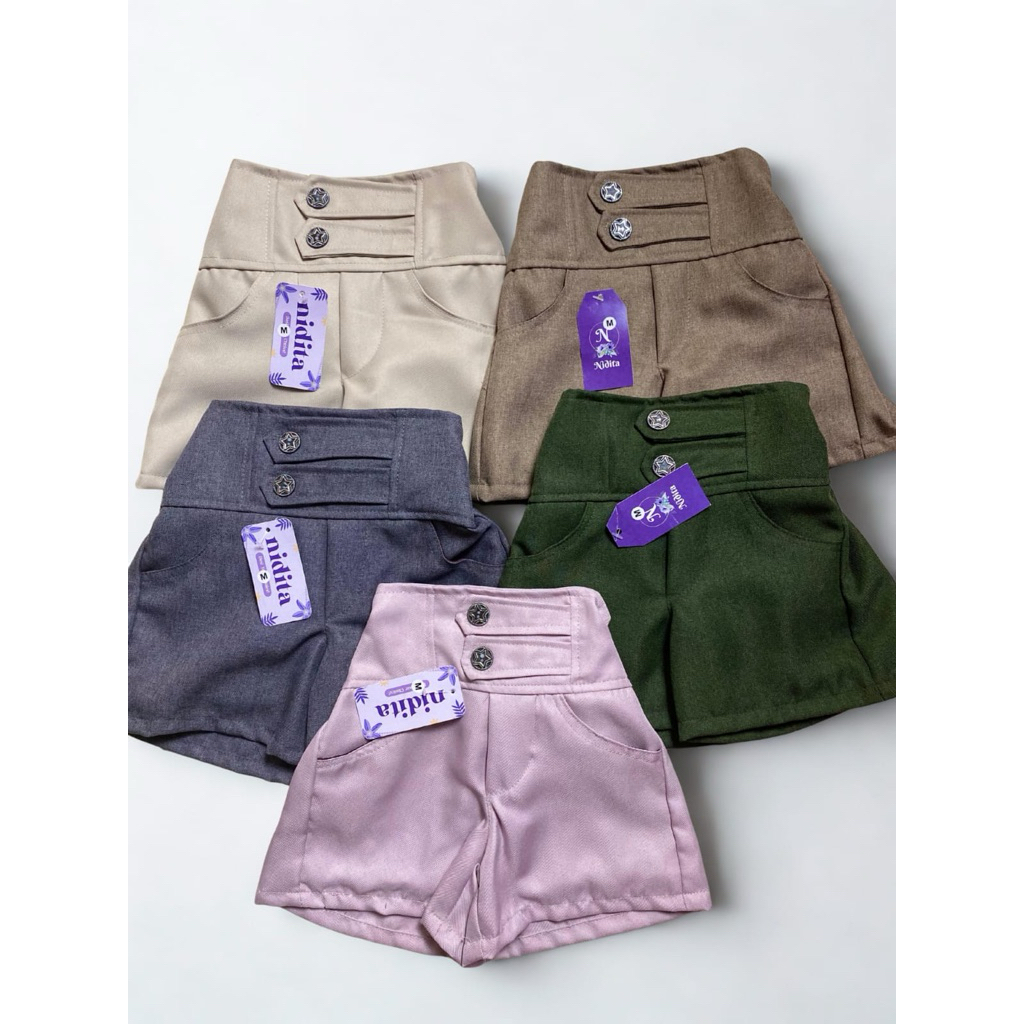 Hot pants anak perempuan celana anak perempuan kancing