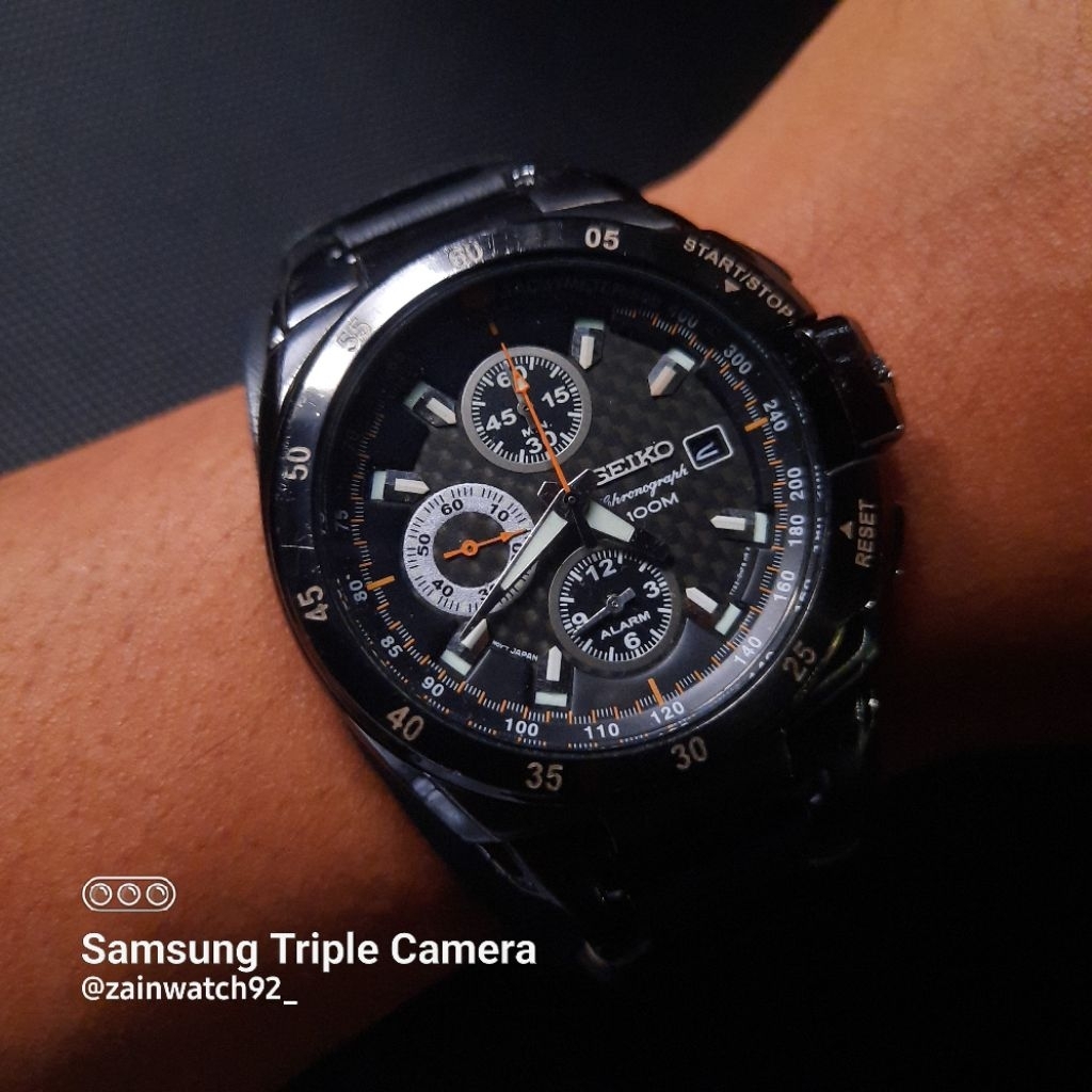 Seiko Chronograph 7T62-0FR0 Black Dial Limited Edition ORIGINAL