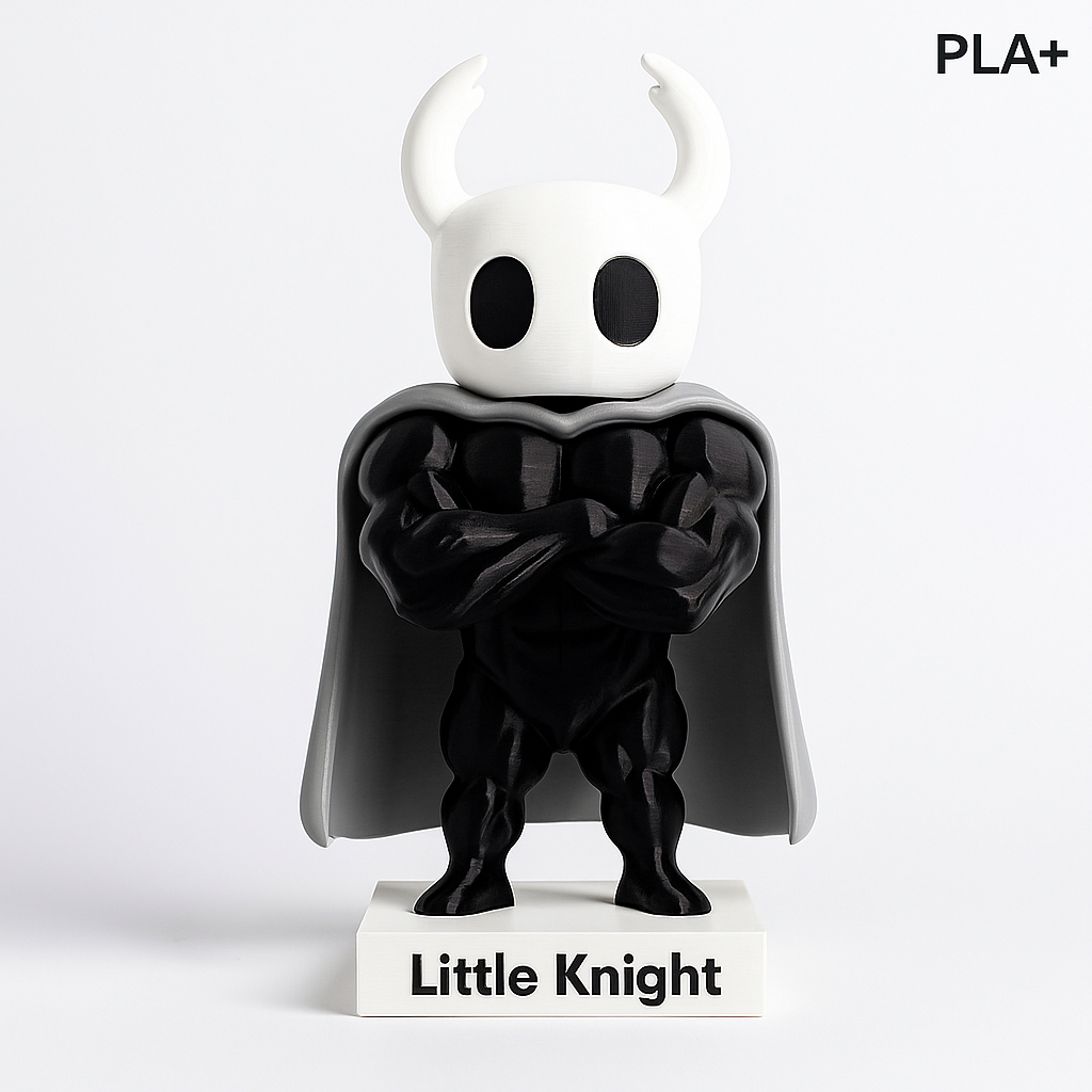 Hollow Knight Muscular Little Knight Figur Action Figure 3D Print Pajangan Dekorasi