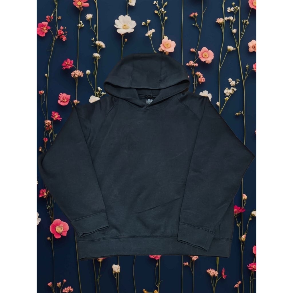 Hoodie Uniqlo Scuba Black