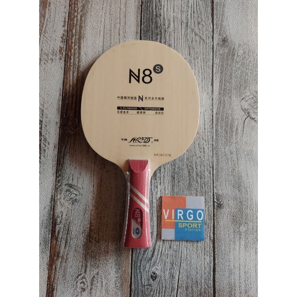 Yinhe N8s kayu blade bat bet pingpong