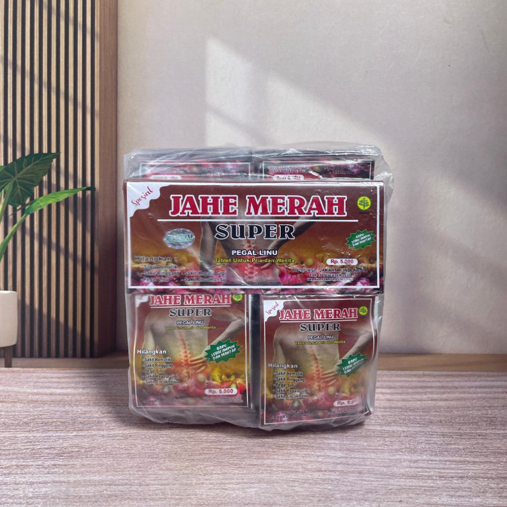 Jahe merah-jamu tradisional