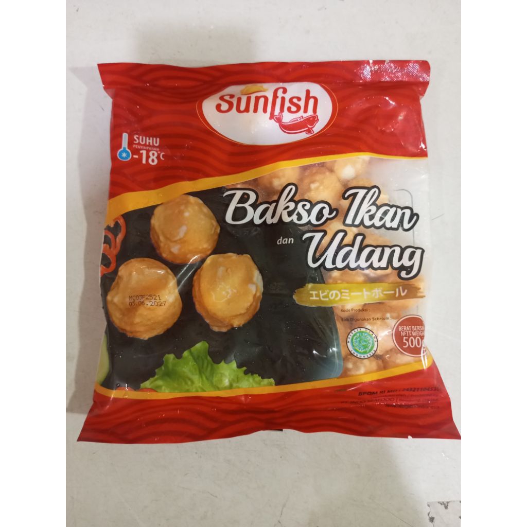 Sunfish Bakso Ikan Dan Udang 500gr
