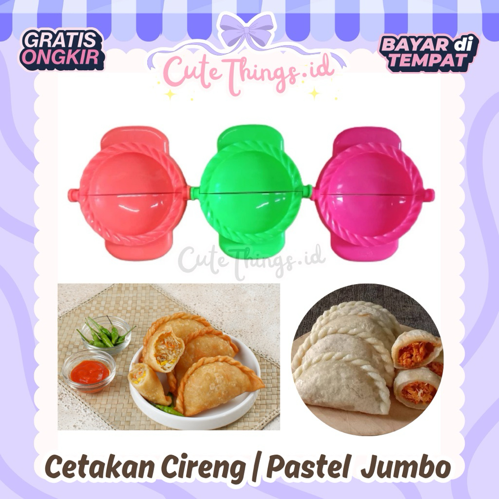 (CT) Cetakan Pastel Besar | Cetakan Pangsit Cetakan Dumpling Cireng Isi Ayam Cetakan Cireng Isi Besa