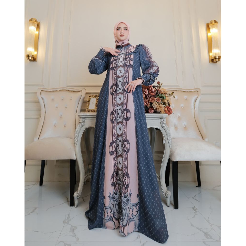 BISA COD (JELITA SERIES BY ALYA SYARI ORI PREMIUM GAMIS ALYA TERBARU