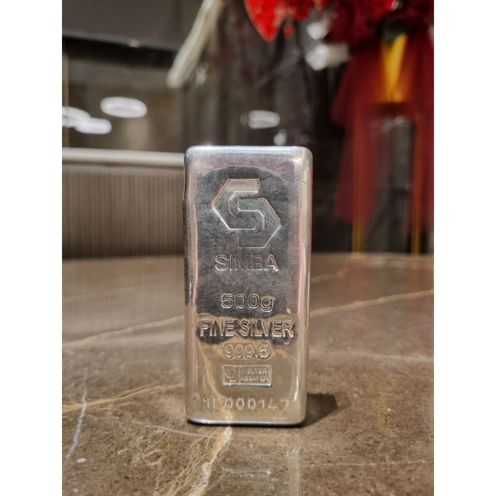 Perak Silver 999,5 Murni Asli 500 Gram