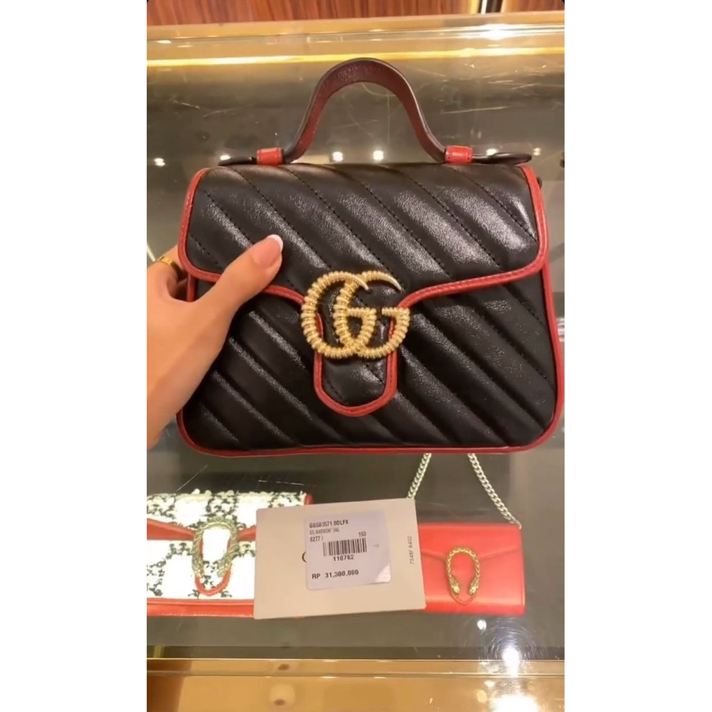 GUCCI MARMONT top handle tahun 2021