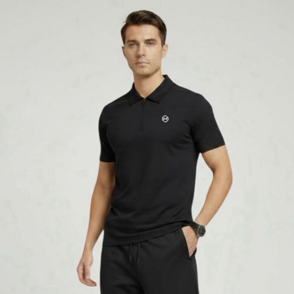 MAZEARA - Kaos Baju Polo Sport Unisex 001 Atasan Olahraga Golf Tennis Gym Fitnes Lari Jogging