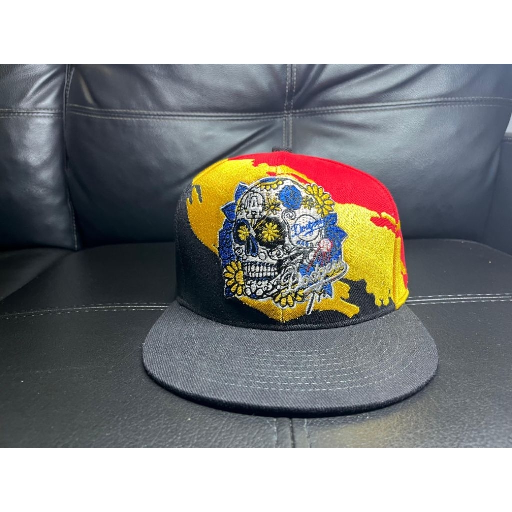 Topi Snapback Level Xero Skull Dodgers