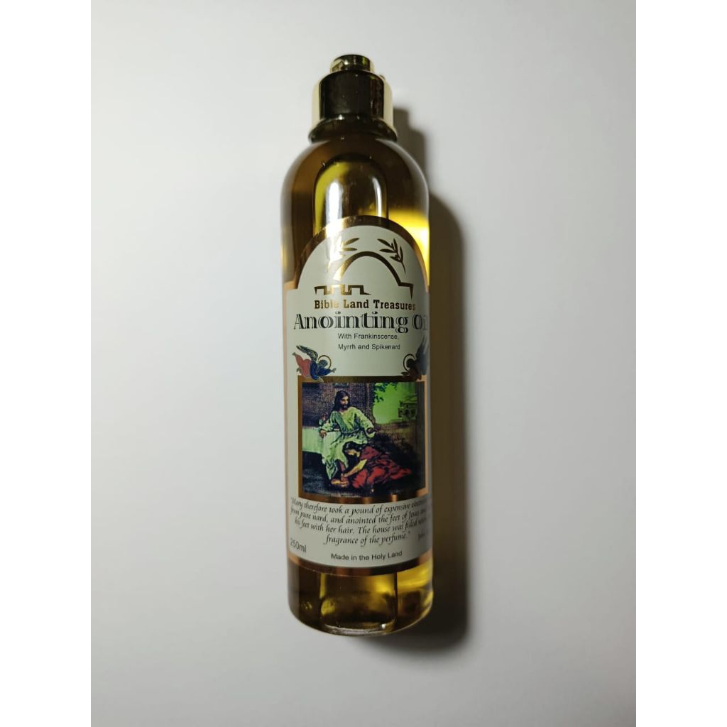 Anointing Oil from Jerusalem - Bible Land Treasures 250ml - handcarry from hollyland
