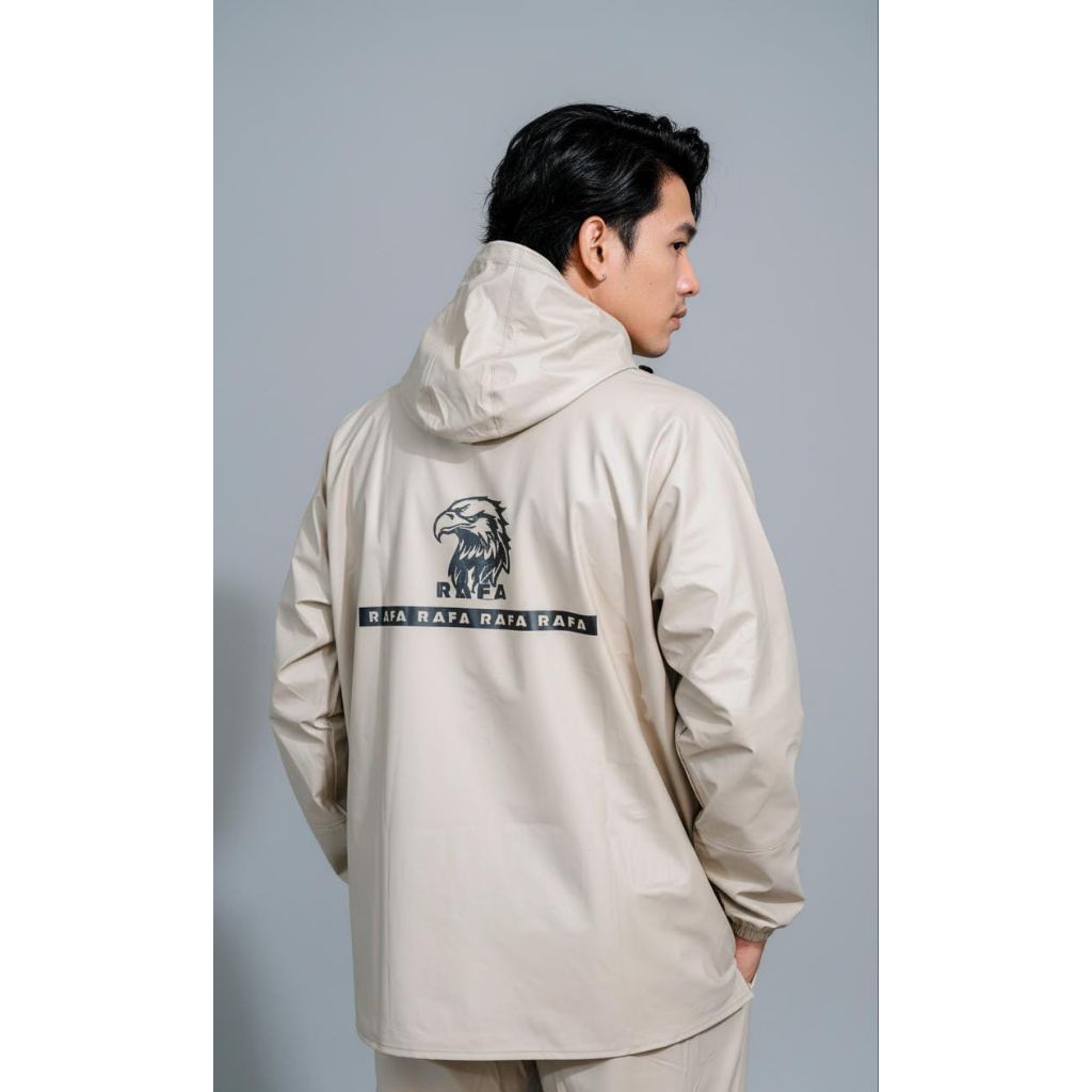 JAS HUJAN RAF_A HOODIE PRIA WANITA ANTI REMBES